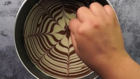 Zebra cake recipe tasty and yummy