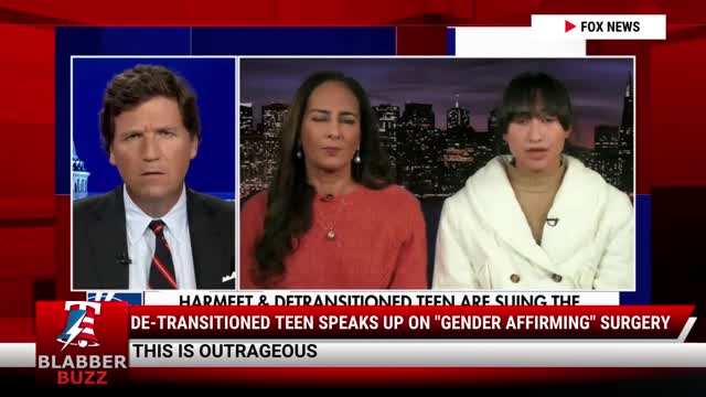De-Transitioned Teen Speaks Up On "Gender Affirming" Surgery
