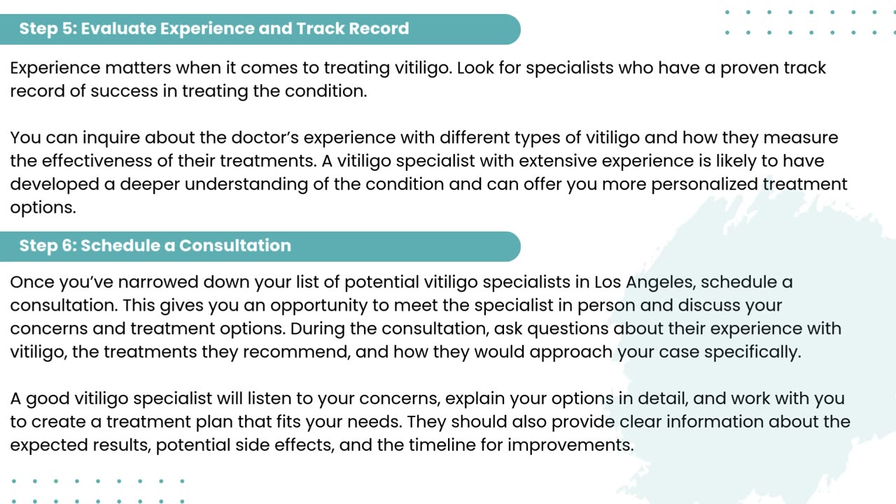 Finding a Vitiligo Specialist in Los Angeles for Effective Treatment