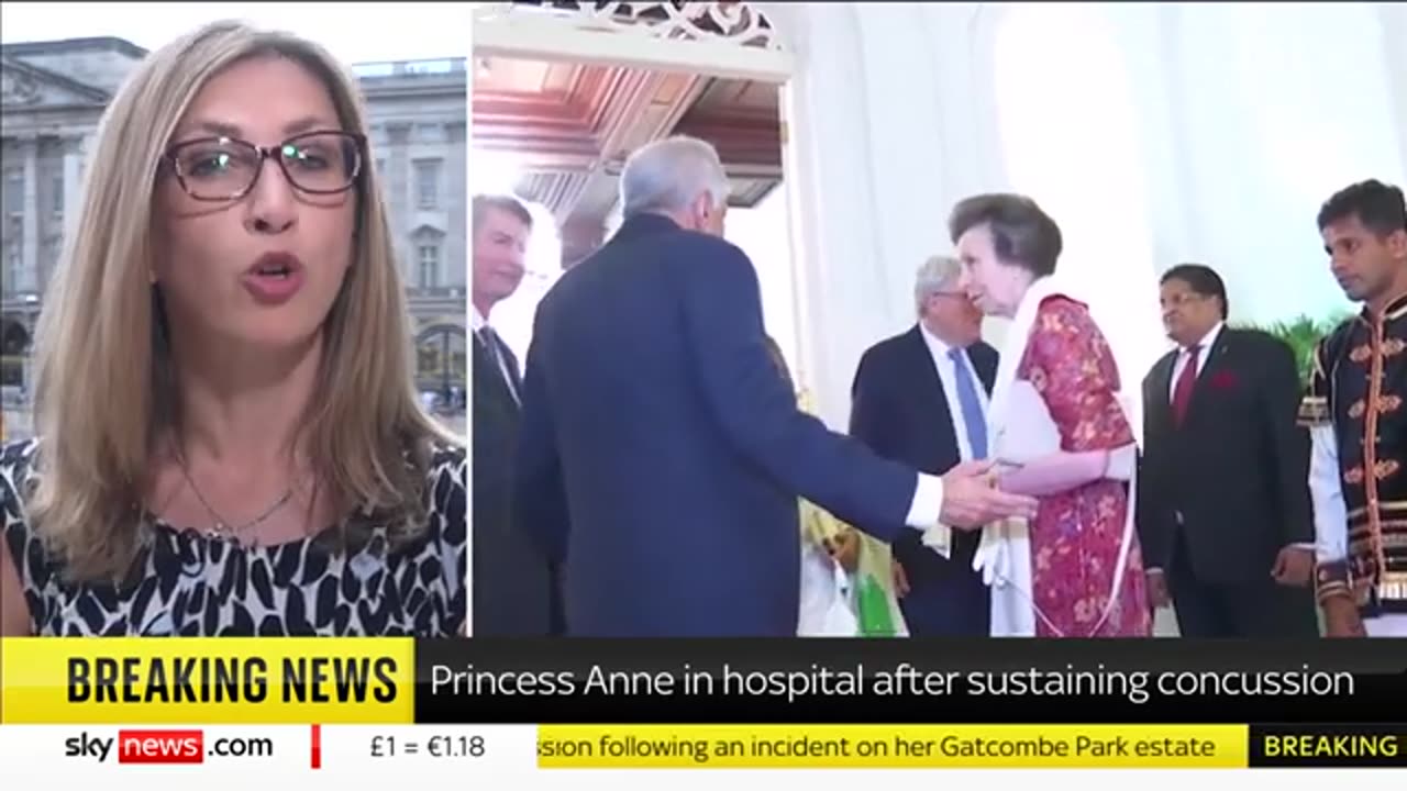 Princess Anne in hospital with minor injuries and concussion after incident Sky News