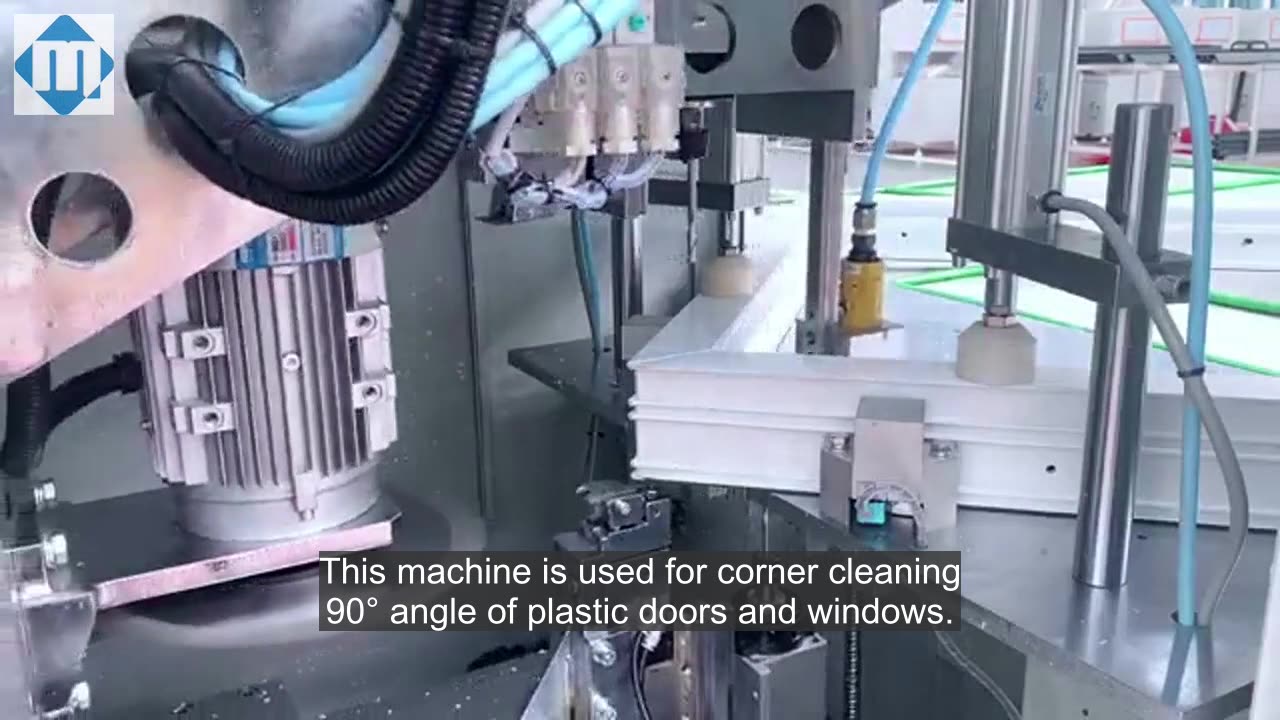 CNC Corner cleaning machine #windowmachine #windowmaking #cornercleaning #pvc #pvcwindow