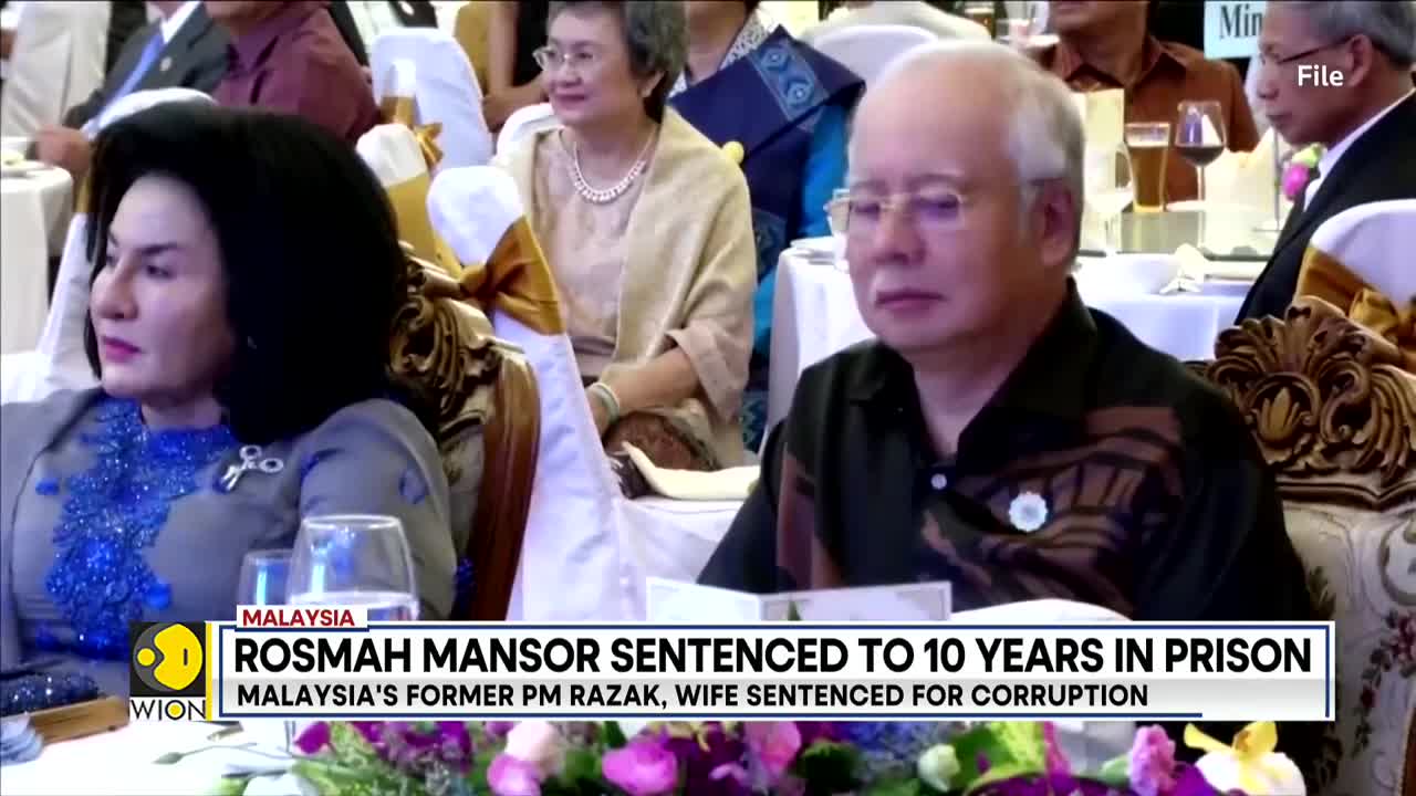 Malaysia's former PM Najib Razak's wife gets 10 years jail for corruption| Latest English News| WION