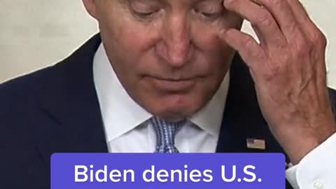 Biden denies U.S.economic recession