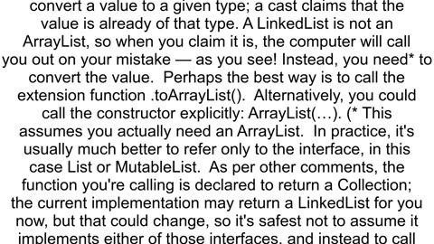 Kotlin Convert Collection to Array List