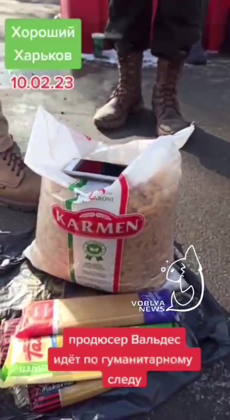 In Kharkiv, there is a brisk trade in the market - humanitarian food is being sol