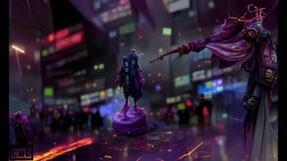 Cyberpunk Wizard