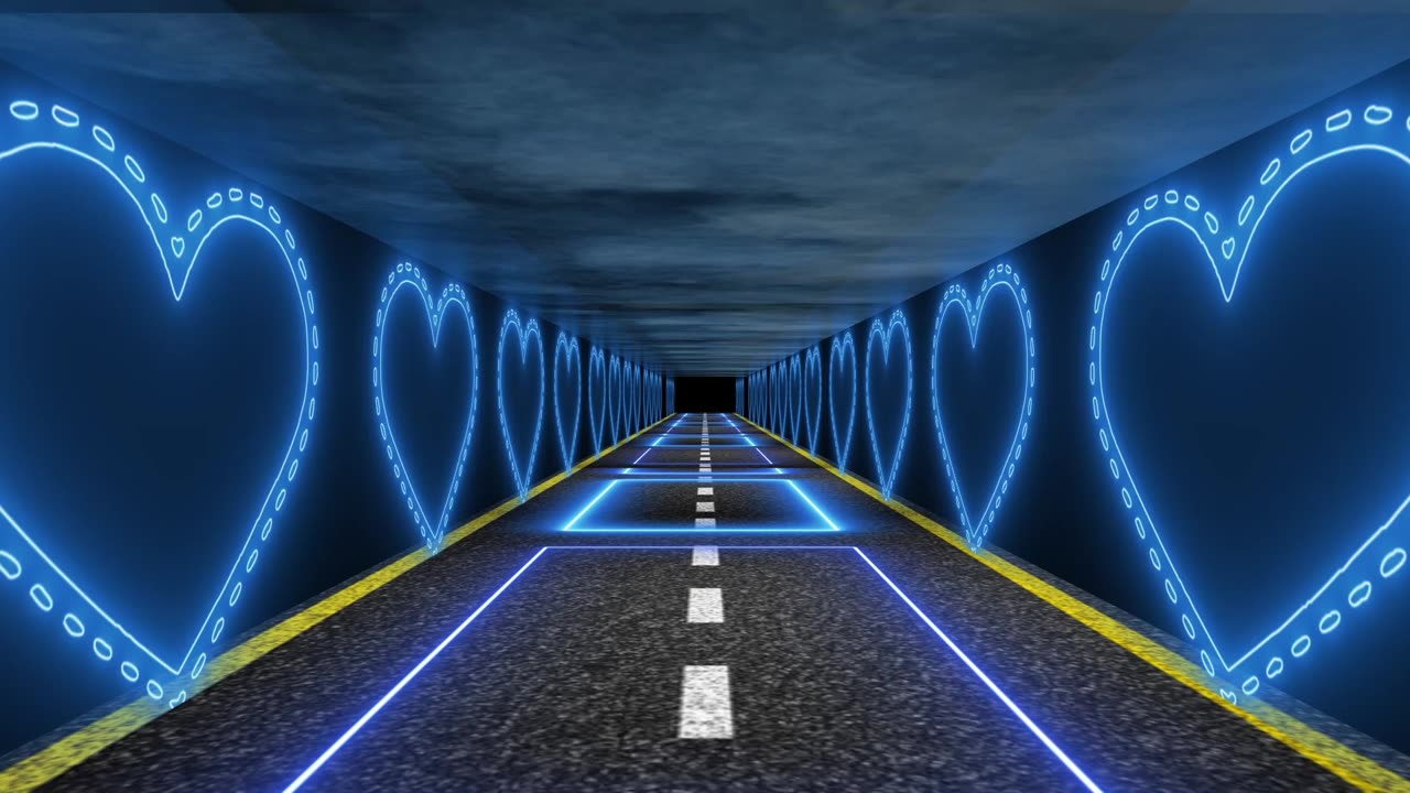 866. Abstract Hallway Tunnel Video