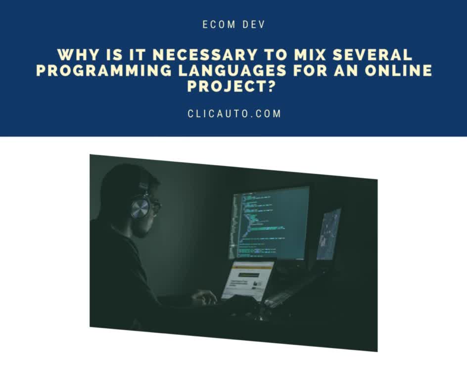 🔎 WHY IS IT NECESSARY TO MIX SEVERAL PROGRAMMING LANGUAGES FOR AN ONLINE PROJECT?