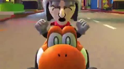 Mario Kart Tour - Orange Turbo Yoshi Gameplay (Autumn Tour 2023 Ranked Cup Reward Kart)