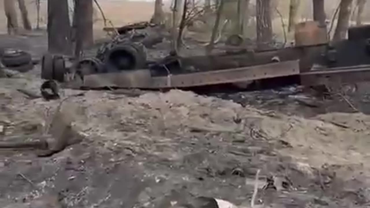 Russian T80 Tank Replaced with a Hole in the Ground