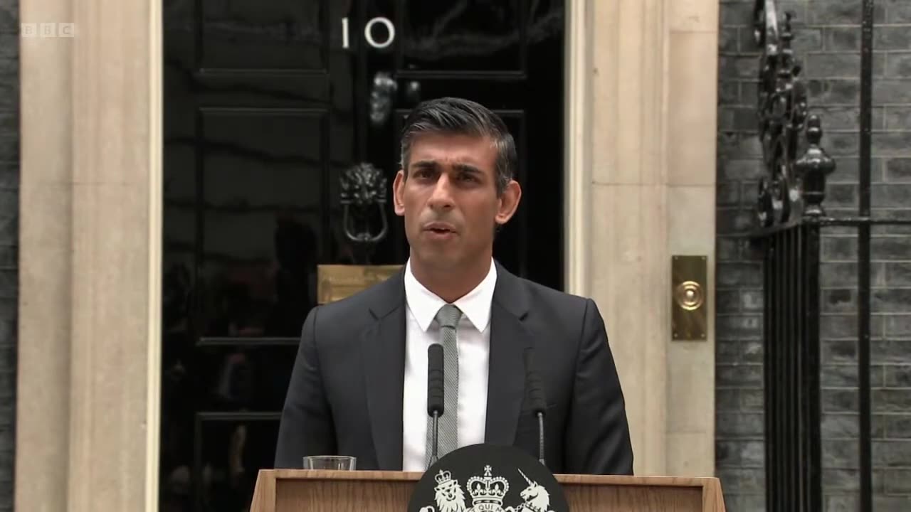 Rishi Sunak's first address as UK prime minister - BBC News