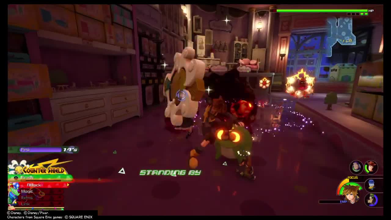 Kingdom Hearts III Toy Story Boss Fight