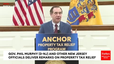 New Jersey Governor Phil Murphy Delivers Update On Property Tax Relief