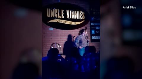 'I felt shocked': Comedian on beer-throwing incident