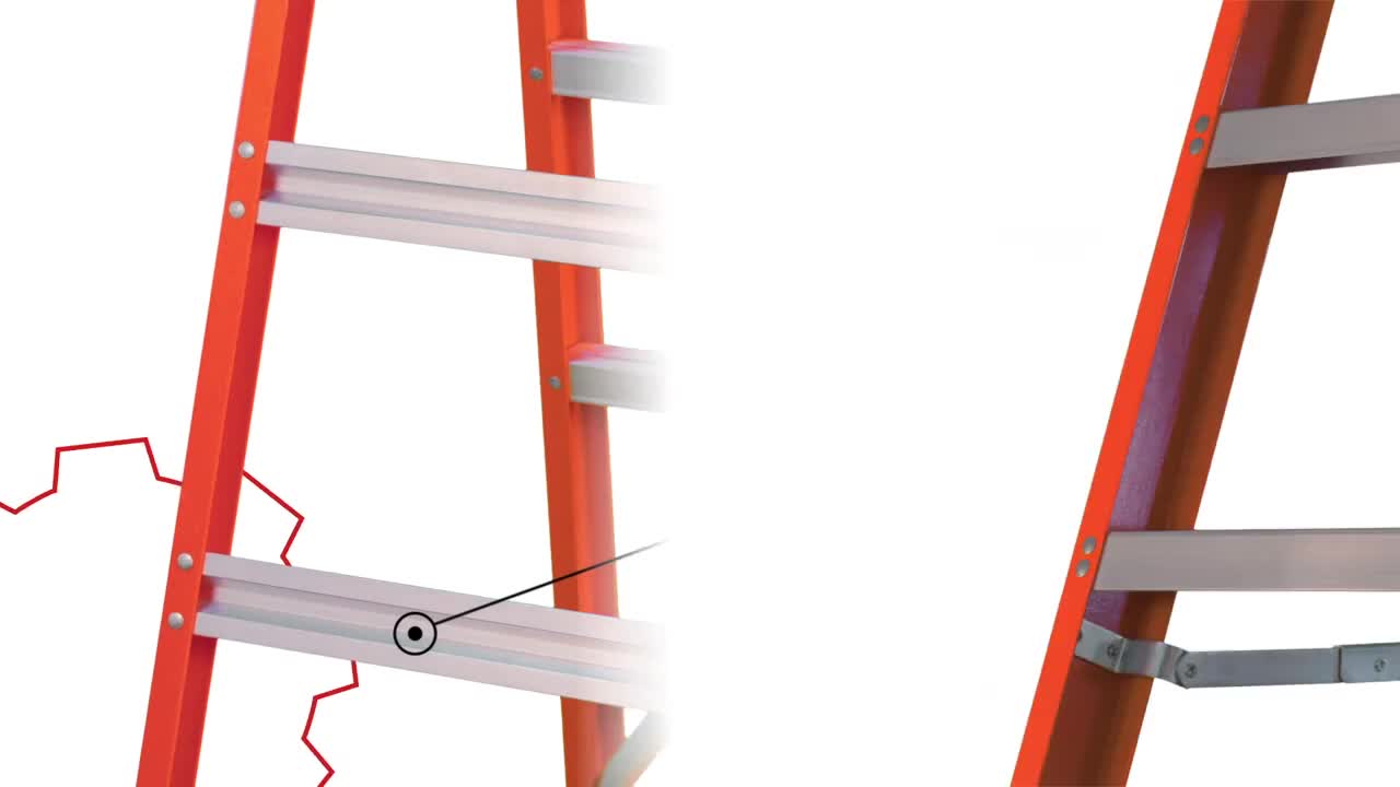 RIDGID Fiberglass Step Ladders with Protop Type 1A - E-commerce