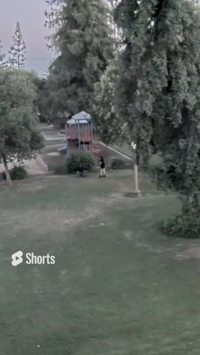 Woman Dousing Man in Gasoline and Lighting Him on Fire