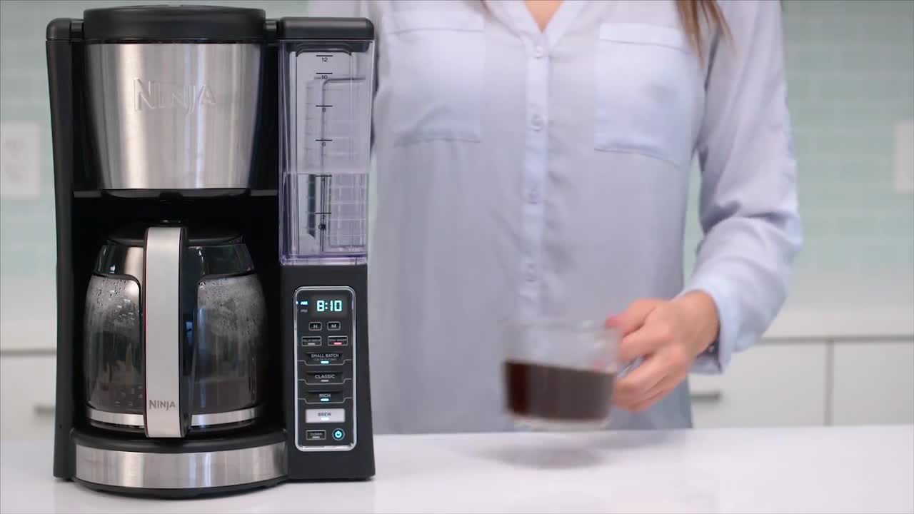 How to use Mid-Brew Pause with the Ninja® 12-Cup Programmable Coffee Brewer (CE200 Series)
