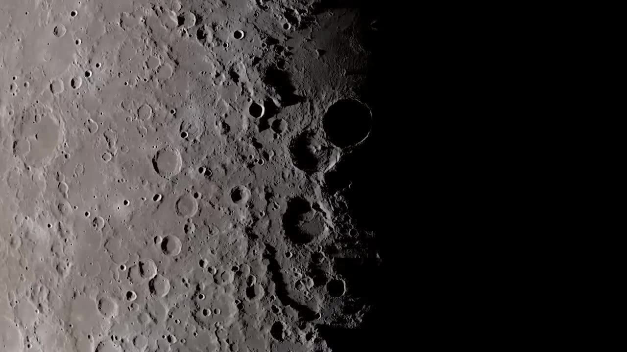 Moon - What happened if we live on moon? -Close Up View - Real Sound on Moon HD
