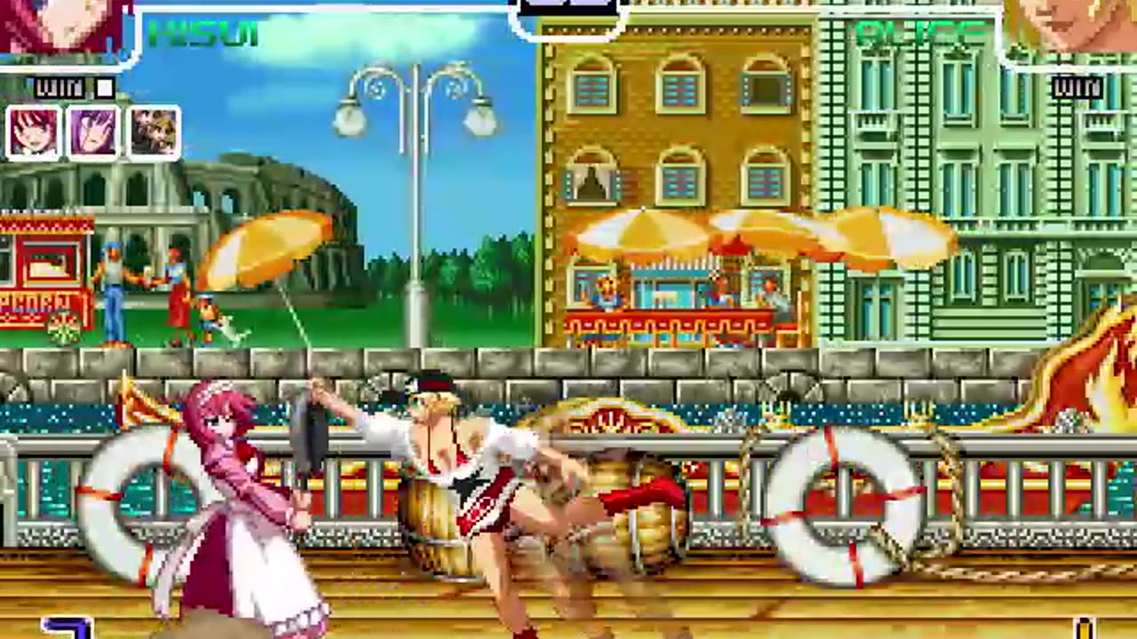 Hisui, Kohaku, Mech Hisui, and the fleet (Me) vs Alice