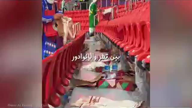 A video of Japanese fans cleaning Albeit Stadium has gone viral