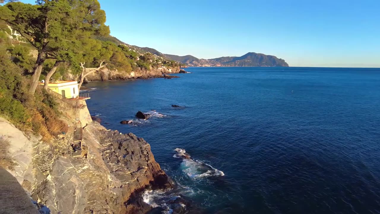 Handpan. Relaxing music on the Mediterranean Sea.