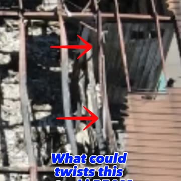 Lahaina fires were able to TWIST the I-beams of the structures that it burnt to the Ground