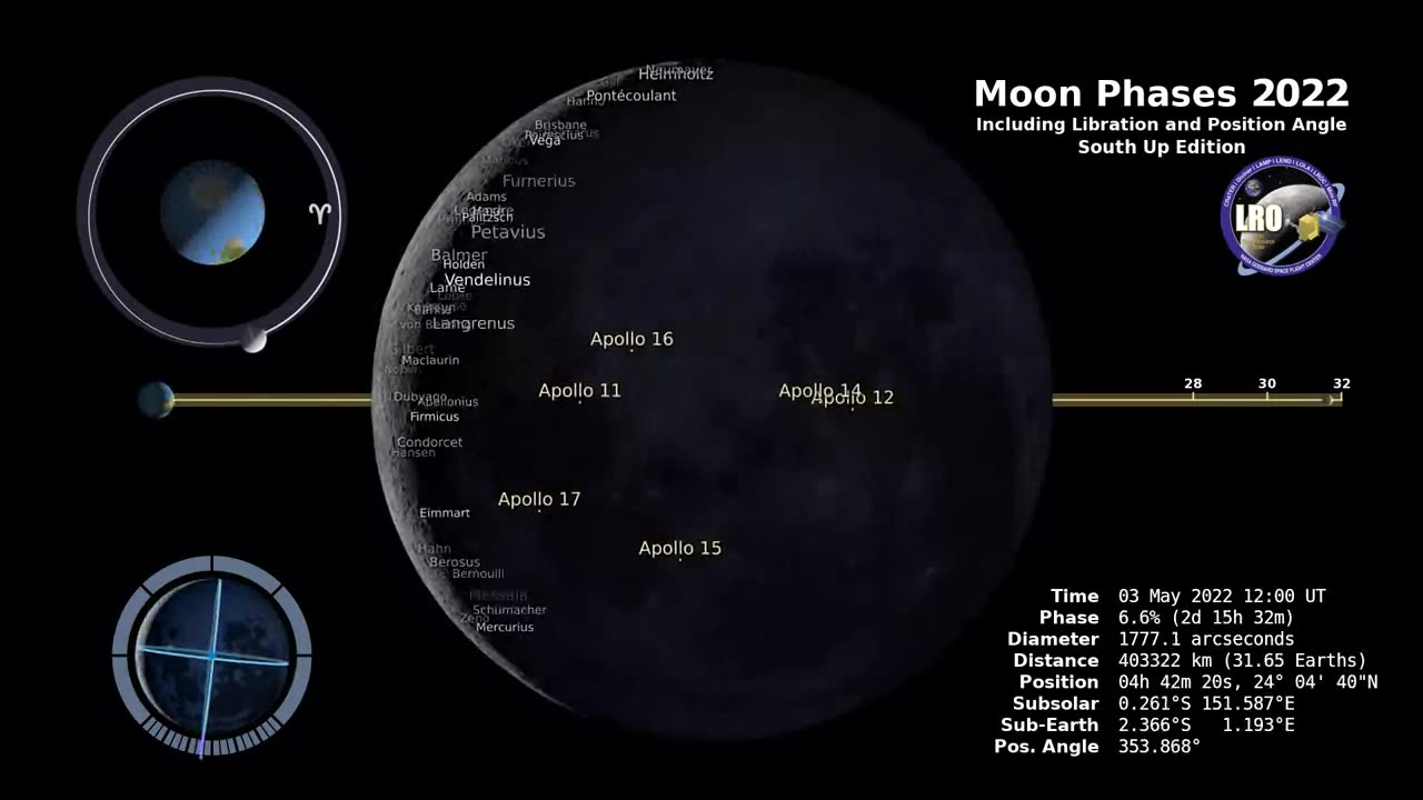 The Moon Phase And Libration Part 1 || NASA