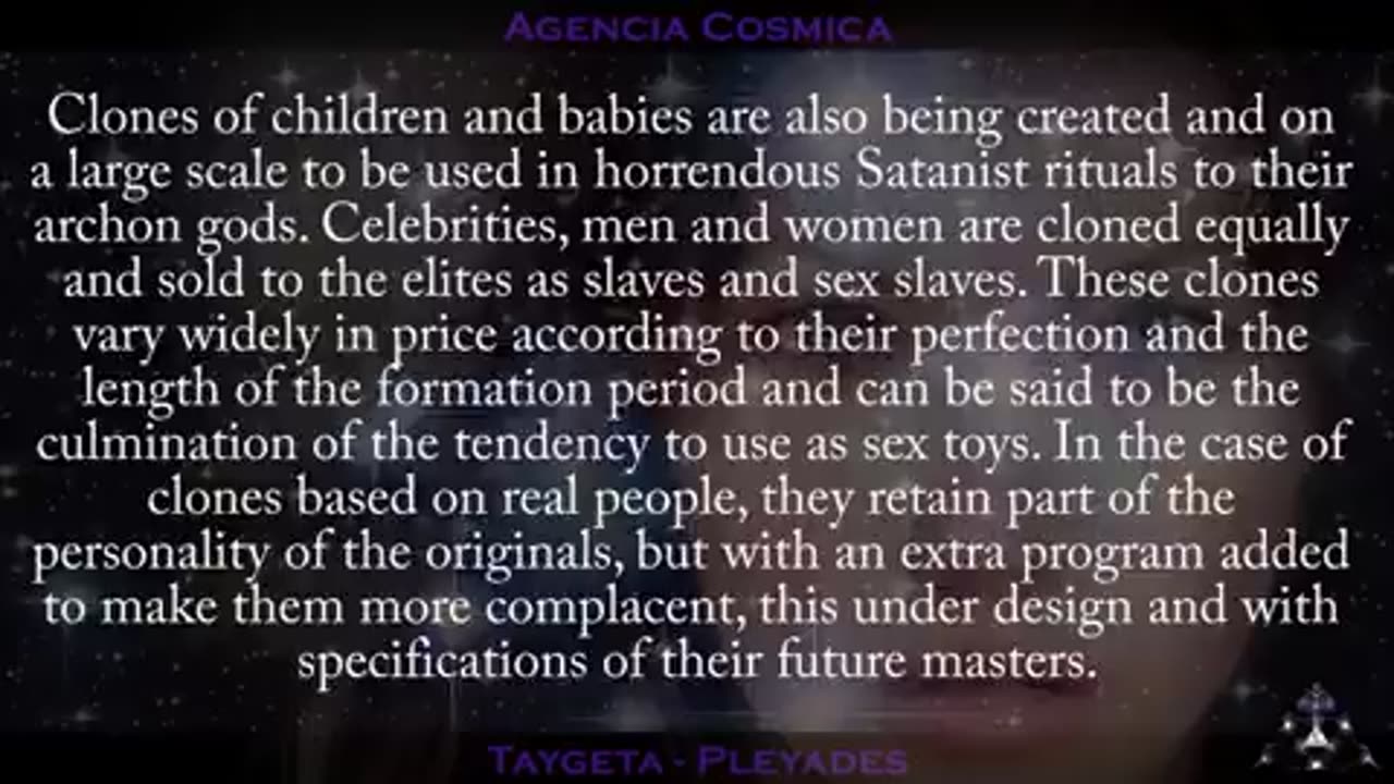 v5-50 All of cloneclones are plagued with neurological disorders. Depending on the gestation time of