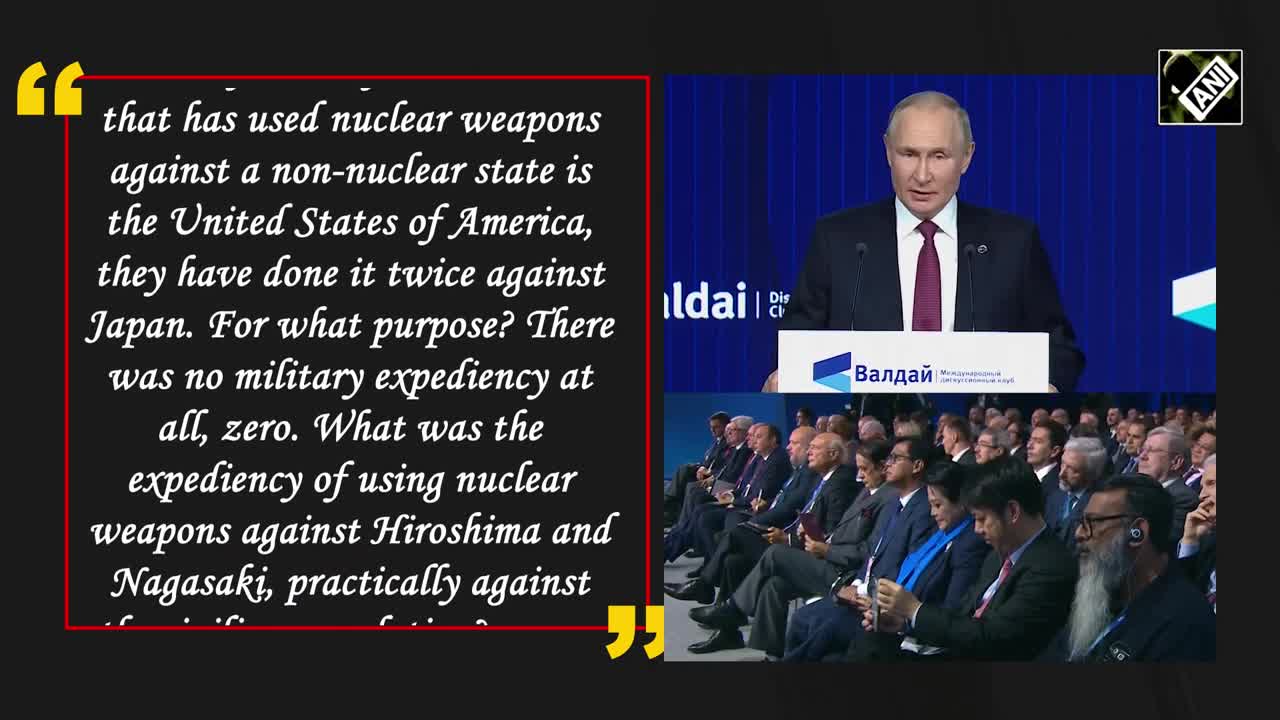 There is no sense in striking Ukraine with nuclear weapon_ Putin