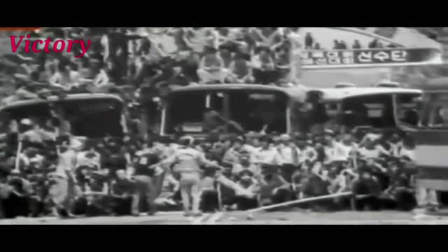 korea news. Sad 518 in Korea.