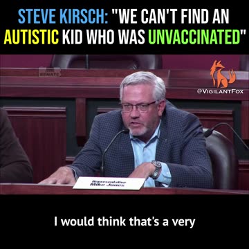 Steve Kirsch - We cant find an Autistic Kid who was unvaccinated