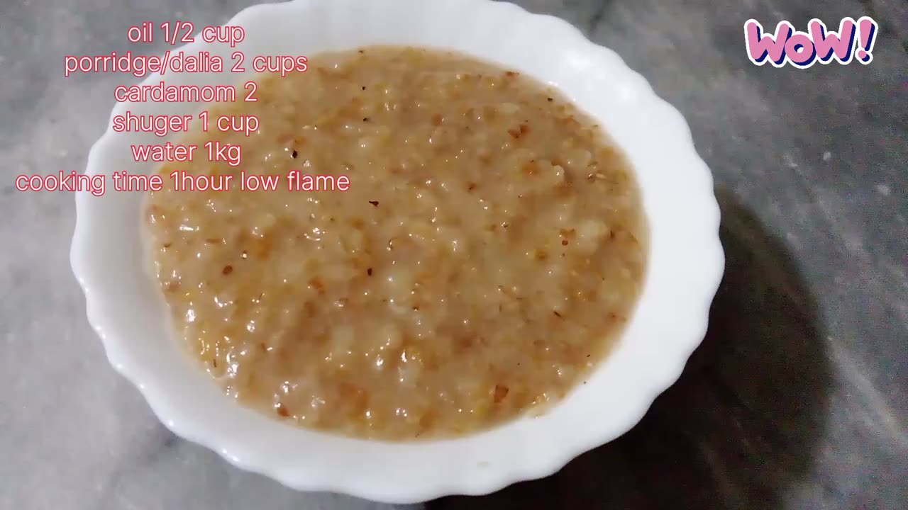 porridge recipe