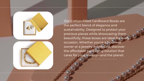 Elegant White Cardboard Jewelry Boxes for Secure and Stylish Storage