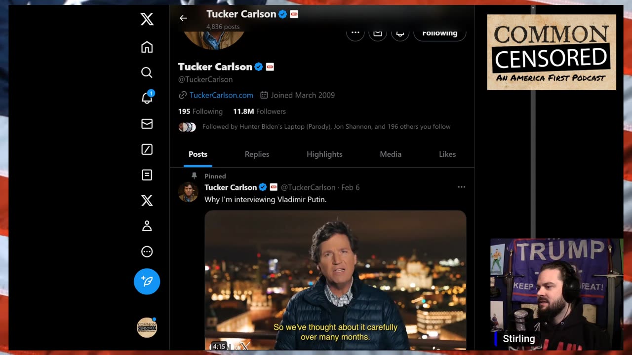 Ep.86 THE TUCKER CARLSON, VLADIMIR PUTIN INTERVIEW