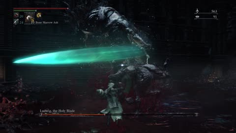 Ludwig the accursed/Holy Blade: No damage (Bloodborne: The Old Hunters)