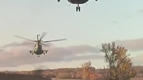 Footage from Ukrainian Helicopter Pilots
