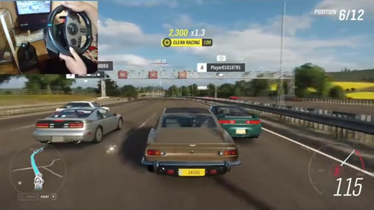 FORZA HORIZON 4 WITH STEERING WHEEL PXN V9