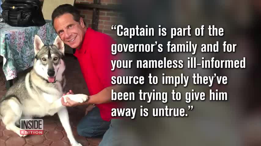 Andrew Cuomo Reportedly Left His Dog Behind at Governor’s Mansion