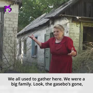 Resident of the Donetskoe talks about her everyday life under shelling