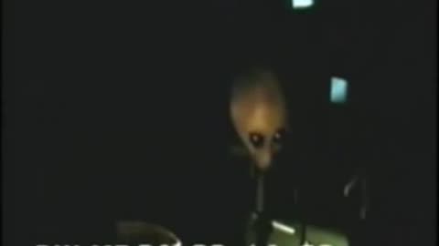 Top Secret footage of an alien interview