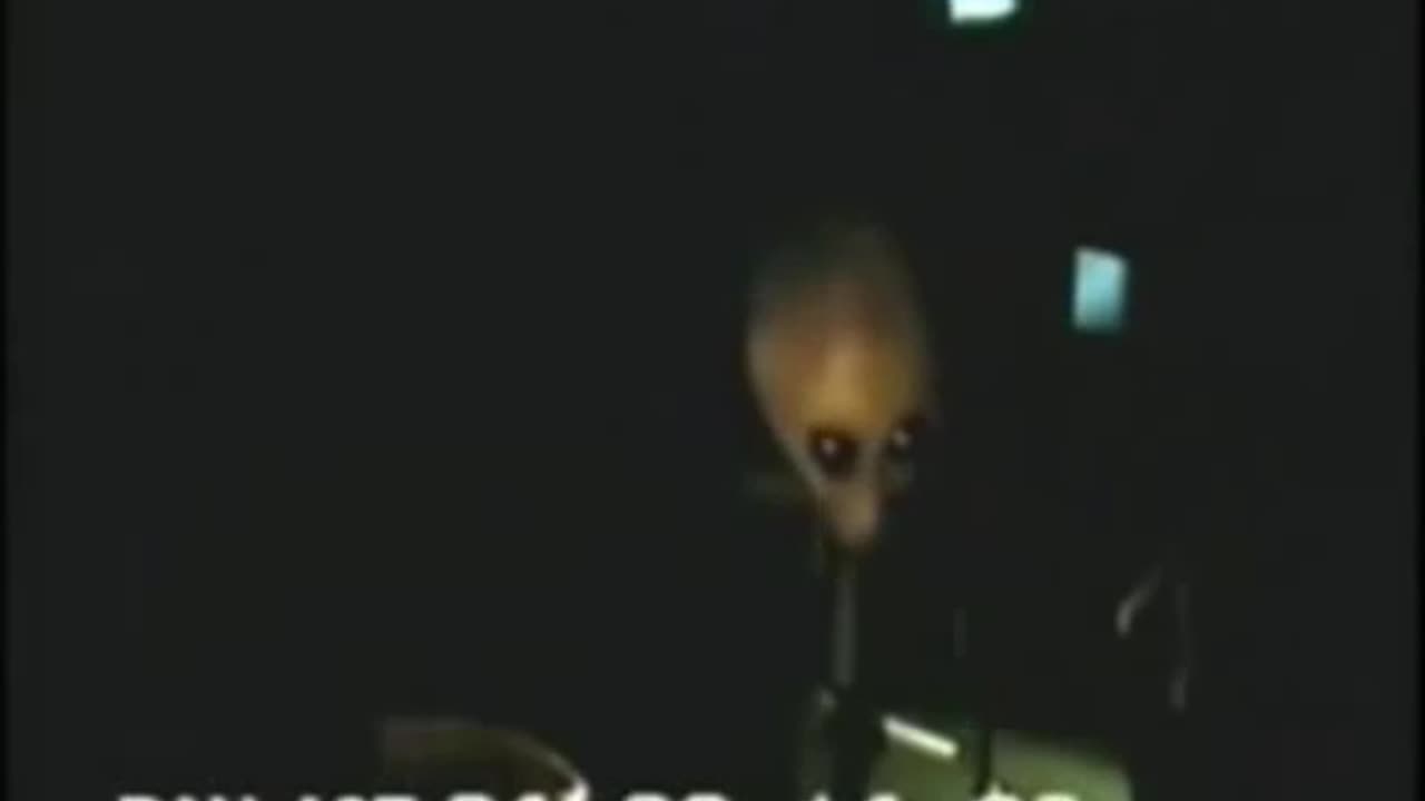 Top Secret footage of an alien interview