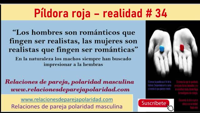 Píldora roja – realidad # 34