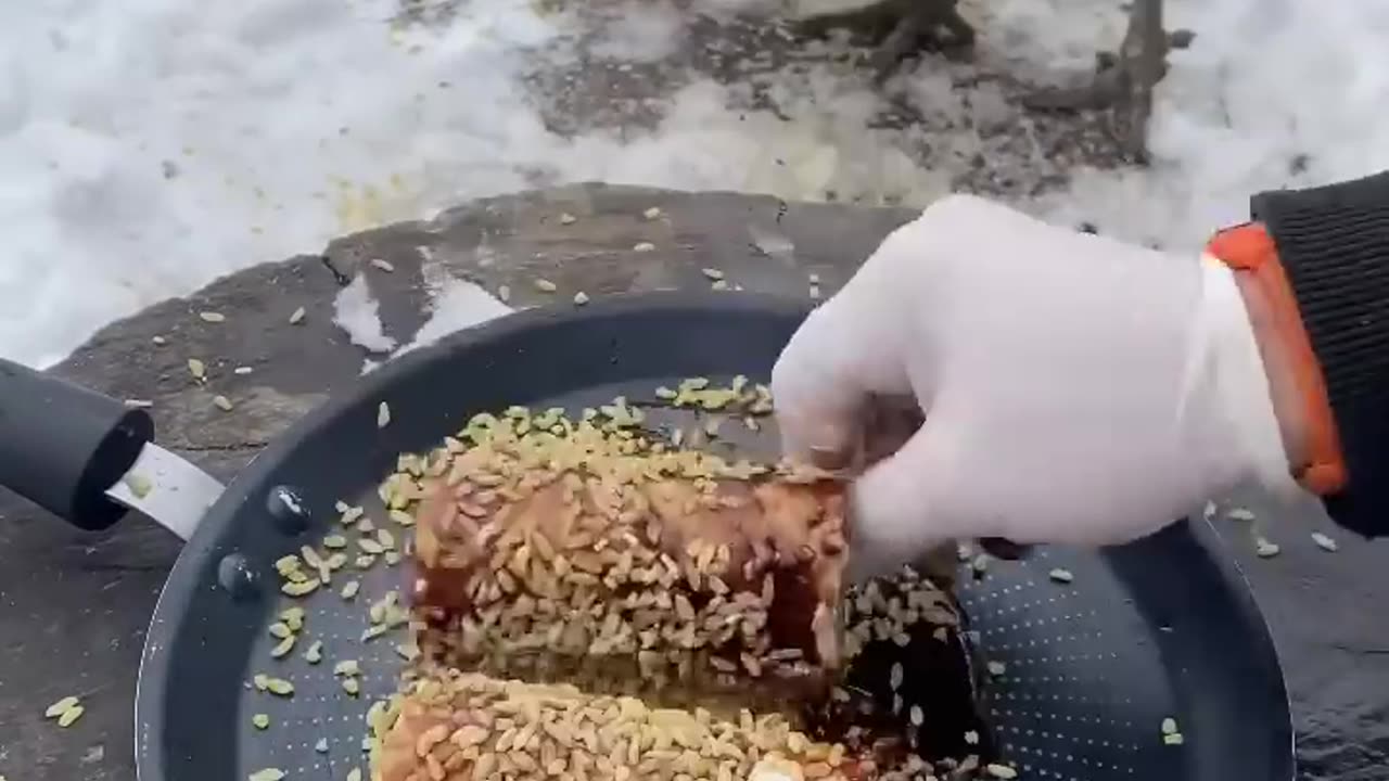 Making delicious thing for chicken