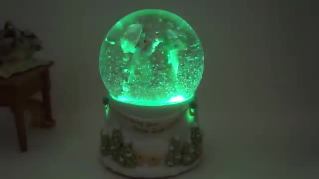 Crystal Ball Music Box - Wish you smile and love