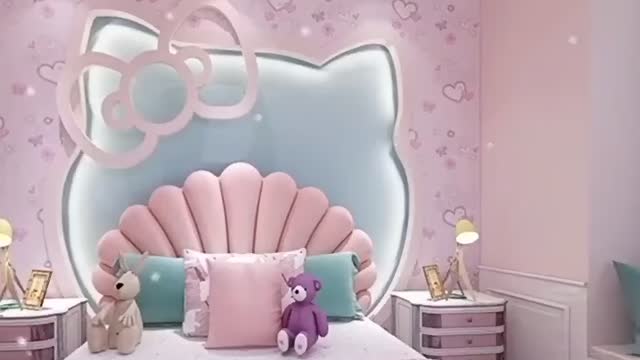 Girls bedroom beutiful makeover 😍