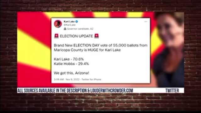 Last video.. maybe forever. Kari Lake on Louder With Crowder
