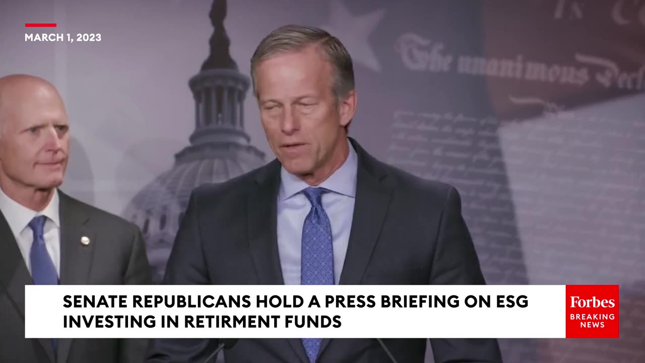 John Thune- This Is A Threat To The Retirement Savings Of Tens Of Millions