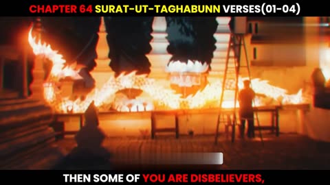 Surat-ut-Taghabunn Verses 1-4 With Urdu Translation.