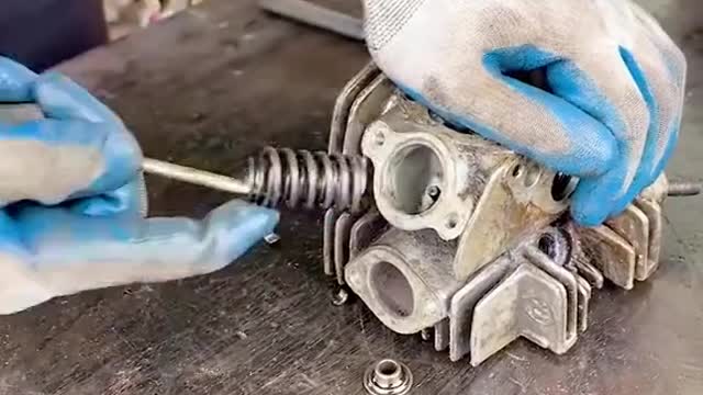 Auto parts cleaning installation