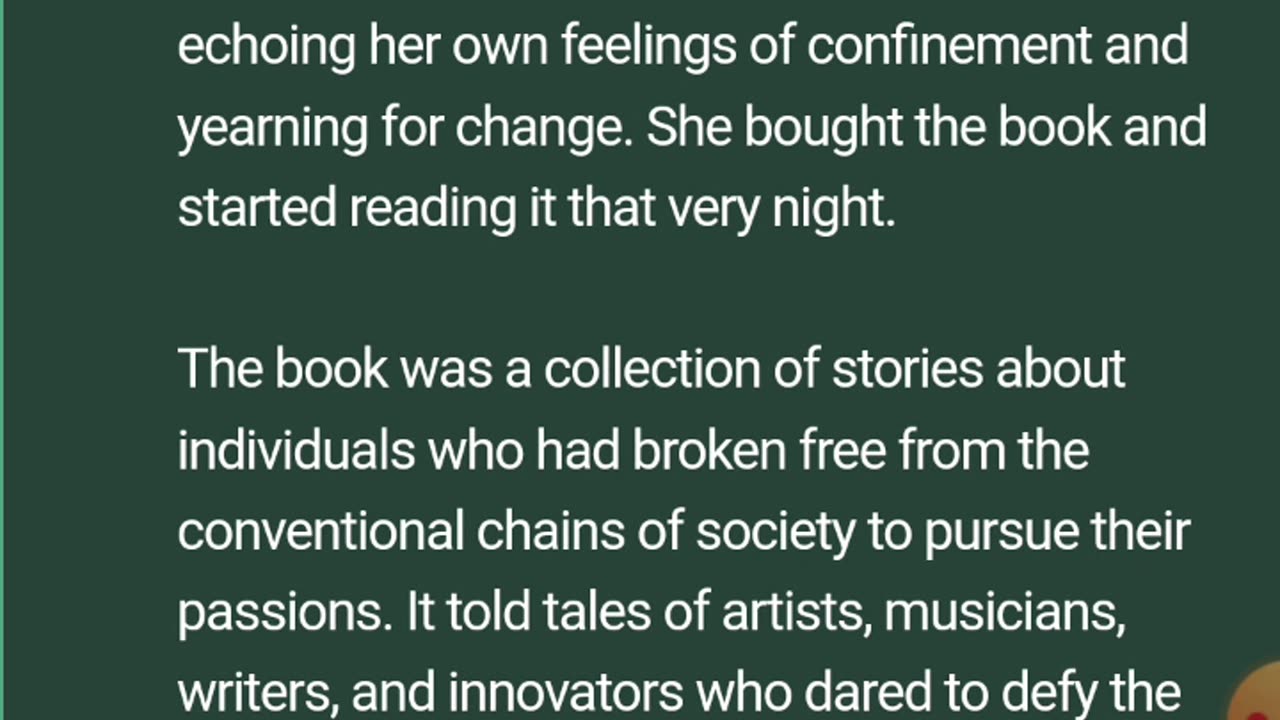 A short story about breaking the norm